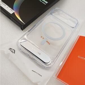 TORRAS Magnetic Shockproof for iPhone 17 Pro MAX Case Drop Protection (CLEAR)